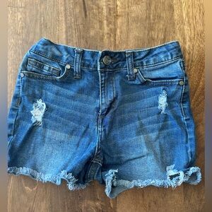 Joe’s Jeans Girls Distressed Denim Shorts Size 10